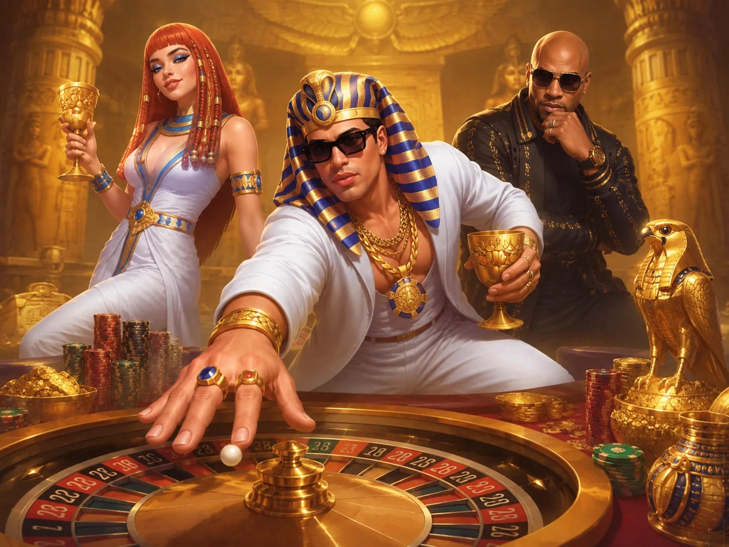 Pharaoh Casino Roulette Treasure Game